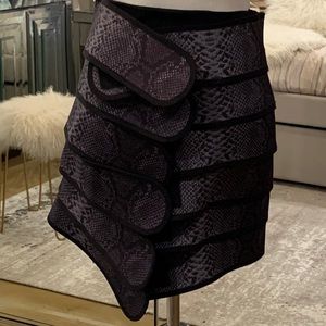 Christopher Kane beautiful bandage Velcro skirt size small